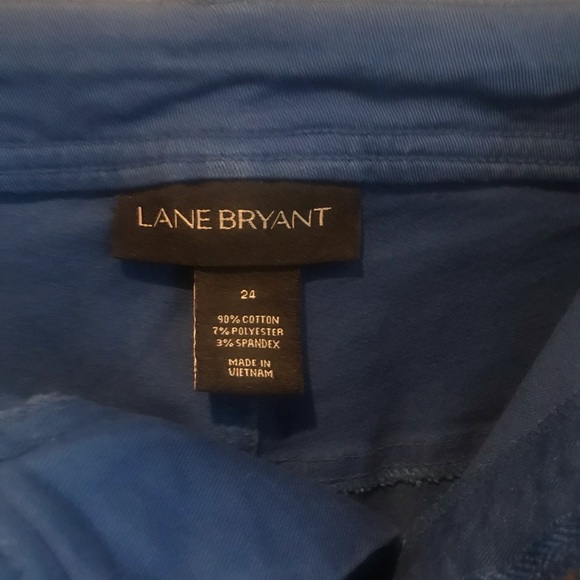 Lane Bryant Royal Blue Capri Pant 24 - Picture 3 of 6